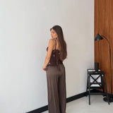 Pantalone Faye 24205-MARRONE