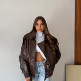 Giubbino Vynora 7158-1- MARRONE