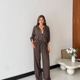 Coordinato Daisy 25192- MARRONE