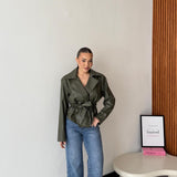 Trench Soraya 13452 - VERDE MILITARE