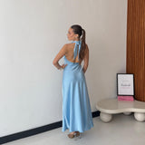 Abito Saphira 27597 - CELESTE