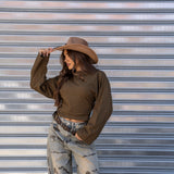 Maglia Yvonne 23678 - VERDE MILITARE