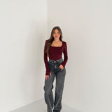 Body Jennifer 15215 - BORDEAUX
