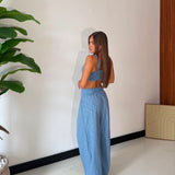 Coordinato Mules 98066- CELESTE PICCOLO