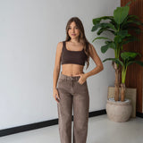Jeans Blythe D016-50 - MARRONE