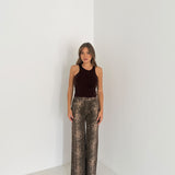 Jeans Amelie F2852 - MARRONE