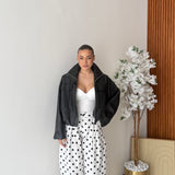 Pantalone Pois 12657 - BIANCO