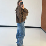 Maglione Maika 8028-MARRONE