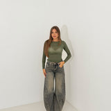 Maglia Elodie 28031 - VERDE MILITARE