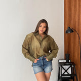 Camicia Sereia JUSTWEST JW1945 - VERDE MILITARE