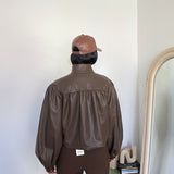 Giubbino Lyra 7453-MARRONE