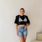 Shirt JUST-WEST 1906-02- NERO