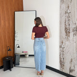 Gonna Lara L1359 - DENIM CHIARO