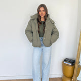 Piumino Amanda 1003-V.MILITARE