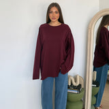 Maxi maglia Lolly 45252/2643-WINE