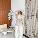 Giacca Snake GIÀ-C26-CREMA