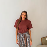 Shirt Basic 19520- MARRONE