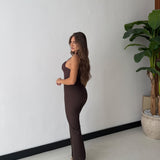 Pantalone Alicia M11627 - MARRONE