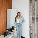 Jeans Roses 8673 - DENIM CHIARO