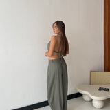 Pantalone Cara 12664 - VERDE MILITARE
