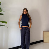 Coordinato Gessato Elodie 11190- BLU