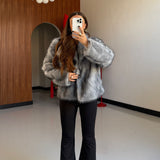 Pelliccia Lauree D5019-2-GRIGIO