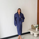 Vestito Lino Reda - BLU
