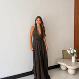 Abito Jasmine 56563 - MARRONE