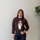 Maglioncino Teddy 69822- MARRONE