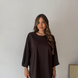 MaxiShirt Saem 2633- MARRONE