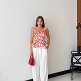 Top Flowers 12128- ROSSO