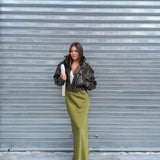 Giubbino Layla 88213 - VERDE MILITARE