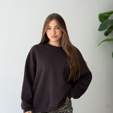 Felpa Lily 46109- MARRONE SCURO