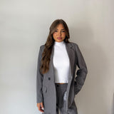 Coordinato Gessato Elodie 11190- GRIGIO