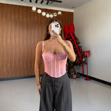 Corpetto Flame 6832-ROSA