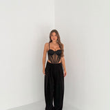 Corpetto Alina 24005- NERO