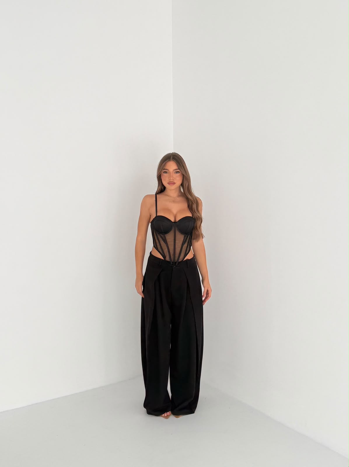 Corpetto Alina 24005- NERO