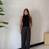 Coordinato Gessato Elodie 11190- NERO