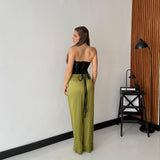 Pantalone Faye 24205-PISTACCHIO