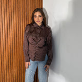 Camicia Kassandra 9330-MARRONE