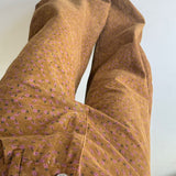 Jeans Flawers P12616-CUOIO