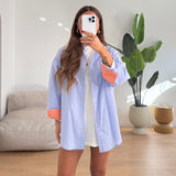 Camicione Pretty 3266-CELESTE