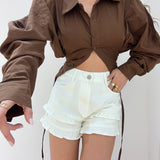 Camicia Maily  8071-1 - MARRONE