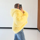 Pelliccia Eva 68343-GIALLO