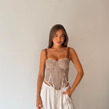 Corpetto Alysia 7259- MARRONE