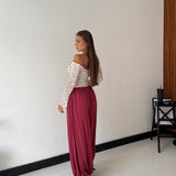 Pantalone Kami 10163- BORDEAUX