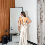 Abito Serafin 14634- CHAMPAGNE