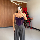 Corpetto Flame 6832-VIOLA