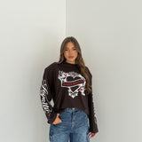 Maglia Hearts 2639M02- MARRONE