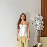 Bustino Peony 2813 - BIANCO